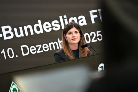 Katharina Kiel und der Ligaverband der Frauen: Keine Annäherung an den DFB. (Archivbild). Foto: Michael Brandt/dpa