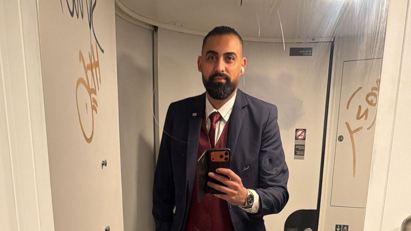 Das wohl letzte Foto von Serkan C. vor seinem Tod: Der Zugbegleiter schickte es seiner Verlobten aus dem Regionalexpress, in dem er wenig später von einem Mann ohne Fahrschein angegriffen wurde. Der stern zeigt das Bild mit Einverständnis der Verlobten