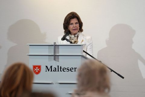 Die schwedische Königin ist für zwei Tage in Flensburg. Foto: Marcus Brandt/dpa