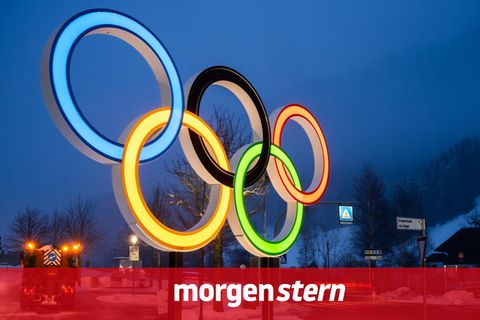 Morgenstern Symbolbild olympische Ringe