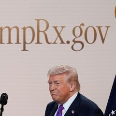 Trump spricht auf dem Campus des Weißen Hauses über "TrumpRx"