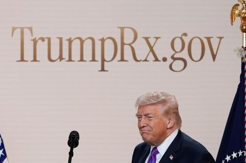 Trump spricht auf dem Campus des Weißen Hauses über "TrumpRx"