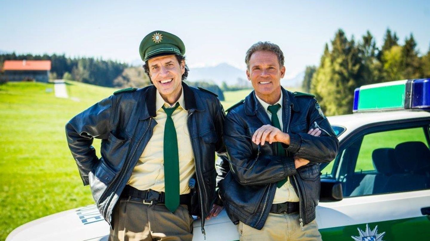 Da waren sie noch "Hubert und Staller": Christian Tramitz (rechts) und Helmfried von Lüttichau. Letzterer verließ die beliebte Serie 2018, seitdem ermittelt "Hubert ohne Staller" weiter – ebenso erfolgreich.