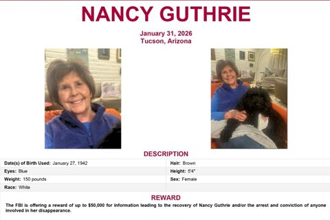 FBI-Vermisstenmeldung für Nancy Guthrie