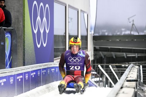 Felix Loch hat im Training seine Favoritenrolle im Kampf um die Olympia-Medaillen untermauert. Foto: Robert Michael/dpa