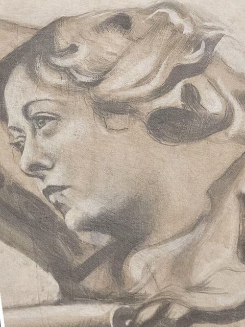 Ein Fresko in einer römischen Kirche