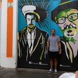 Bad-Bunny-Wandbild in Puerto Rico