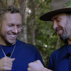 Gil Ofarim und Patrick Romer im Dschungelcamp.