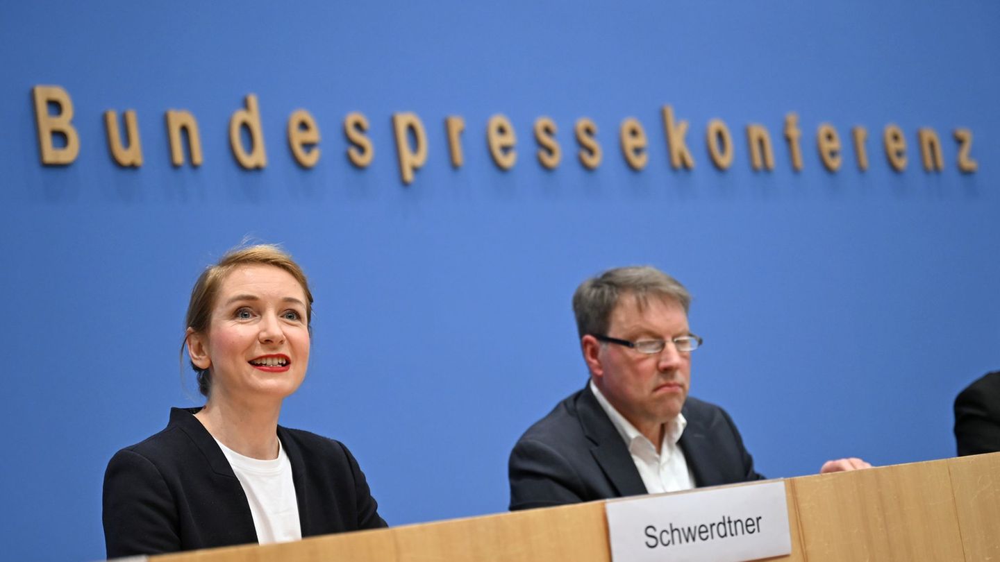 Das DIW hat mögliche Steuereinnahmen im Auftrag der Linken berechnet - die Ergebnisse stellten Parteichefin Ines Schwerdtner und