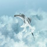 Rochen sind perfekt an das Leben am Meeresgrund angepasst. Werden sie gestört oder bedroht, flüchten sie in einer Wolke aus aufgewirbeltem Sand und Schlamm. So wie dieser Stechrochen am Francesa-Riff vor der Küste Mexikos. Mit der Aufnahme gewinnt die Fotografin den dritten Platz in der Kategorie "Underwater Digital Art"