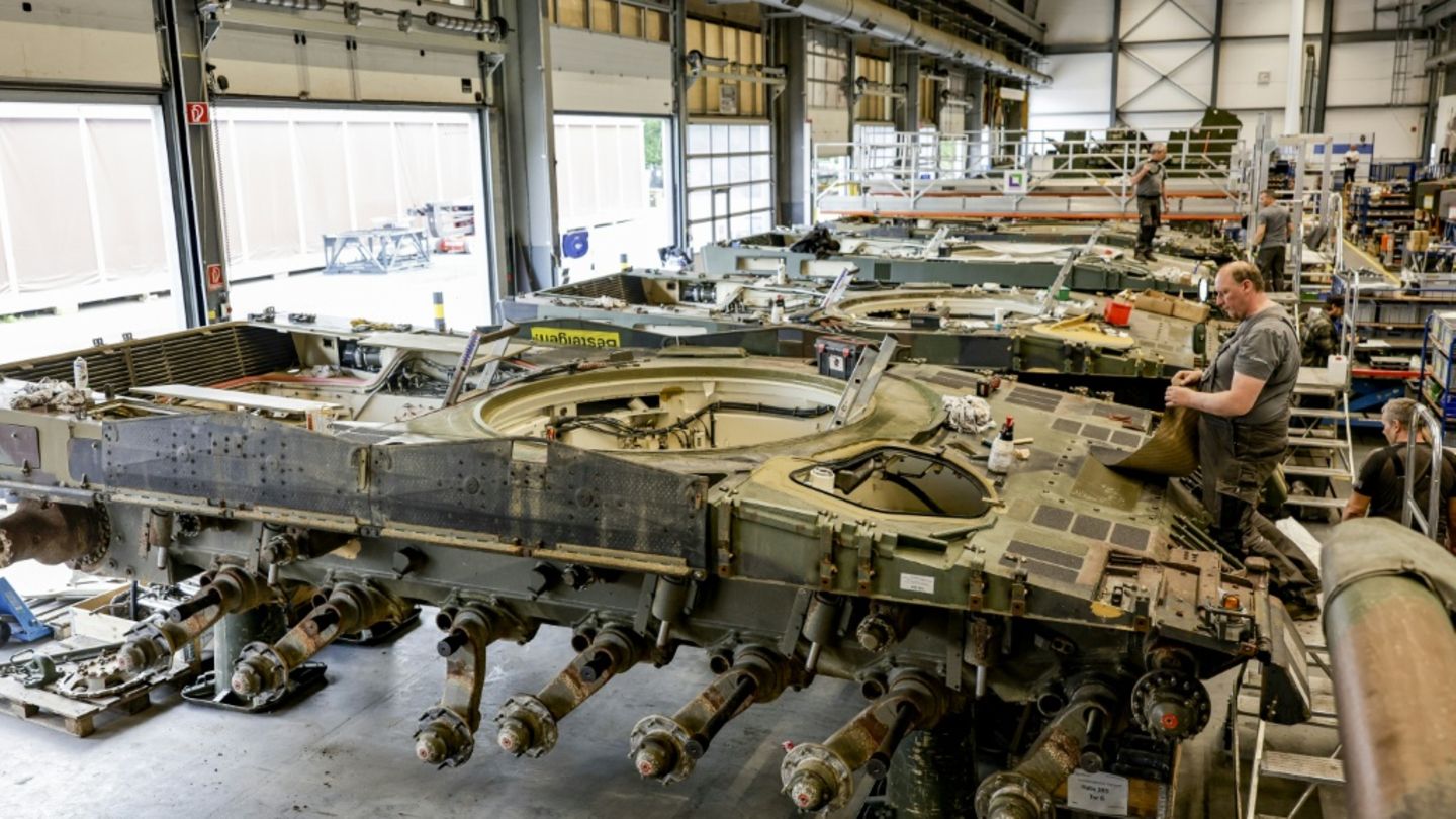 Panzerproduktion bei Rheinmetall