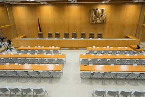 Sitzungssaal des Bundesverfassungsgerichts