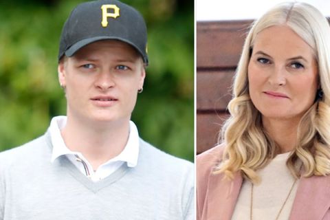 Marius Borg Høiby neben seiner Mutter Mette-Marit.