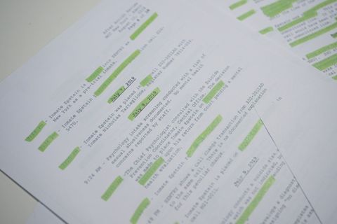 Dokument aus den Epstein-Akten