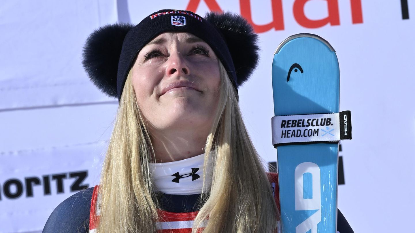 Lindsey Vonn in St. Moritz