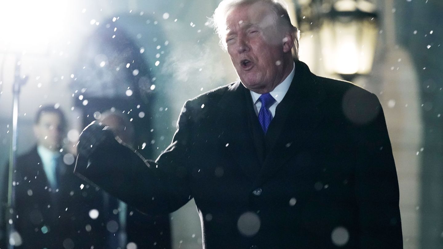 Kündigt weitere Gespräche mit dem Iran an - US-Präsident Trump. Foto: Jose Luis Magana/AP/dpa