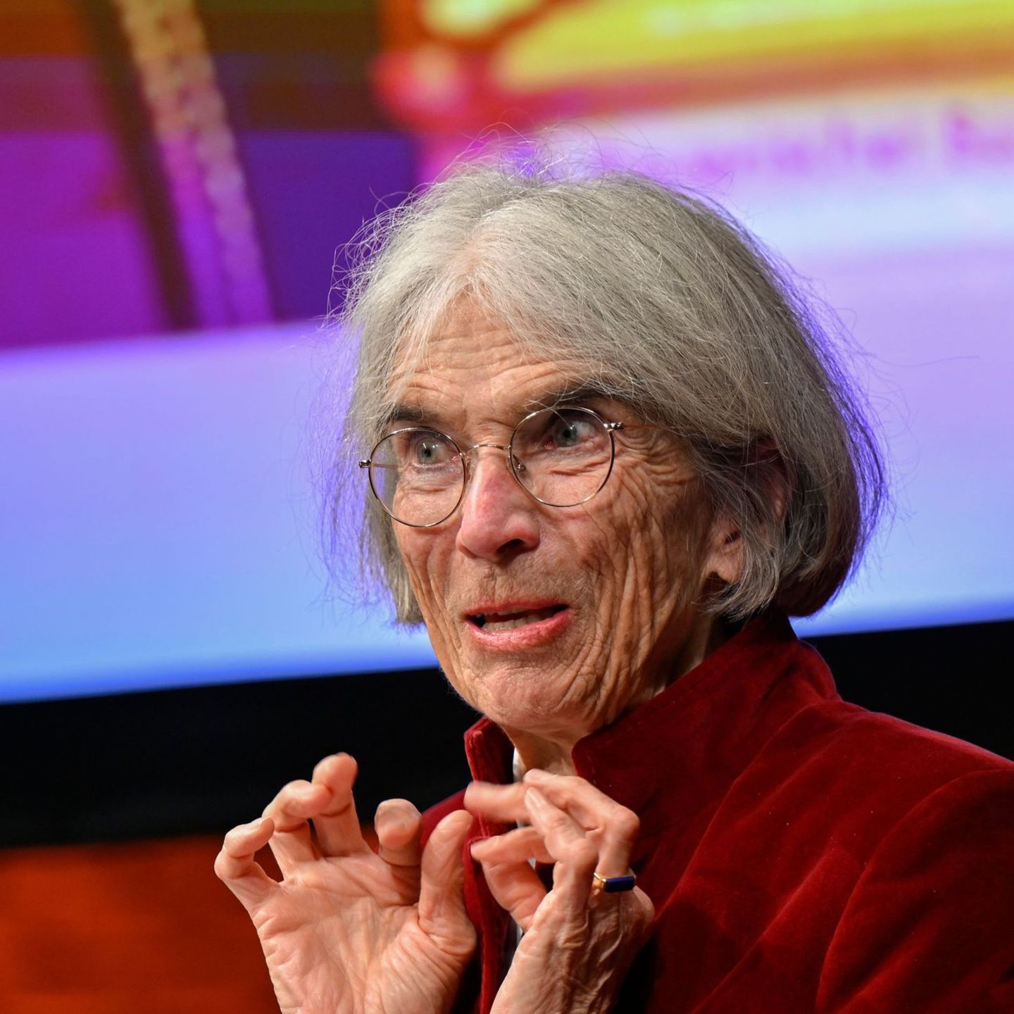 Zu beschäftigt für einen neuen Brunetti: Donna Leon. (Archivbild) Foto: Uwe Lein/dpa