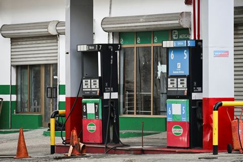 Tankstelle in Kuba