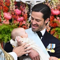 Großer Tag für die kleine Prinzessin Ines: Am 13. Juni wurde Ines getauft. Natürlich waren ihre Eltern dabei.