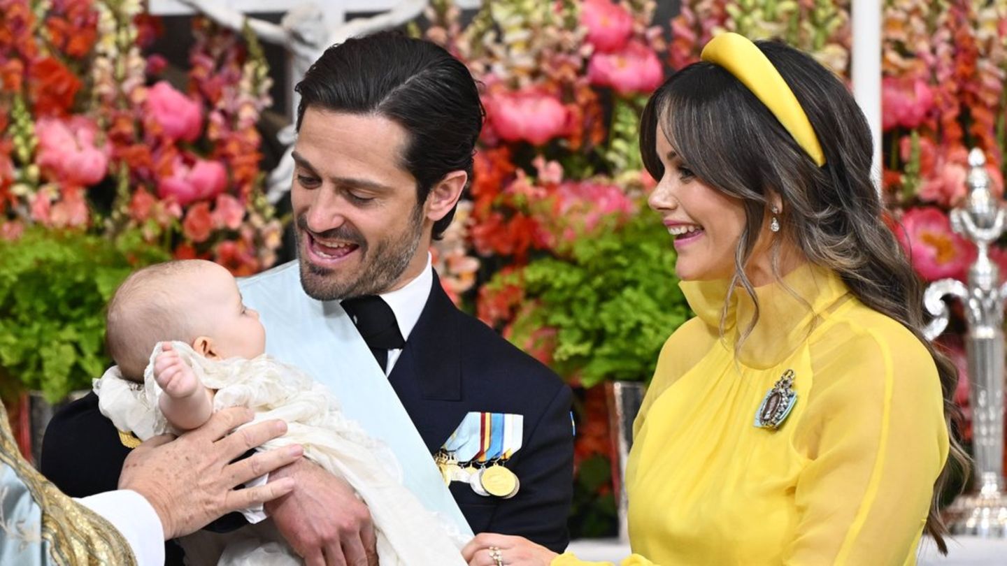 Großer Tag für die kleine Prinzessin: Am 13. Juni wurde Ines getauft. Natürlich waren ihre Eltern dabei.