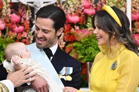 Großer Tag für die kleine Prinzessin Ines: Am 13. Juni wurde Ines getauft. Natürlich waren ihre Eltern dabei.