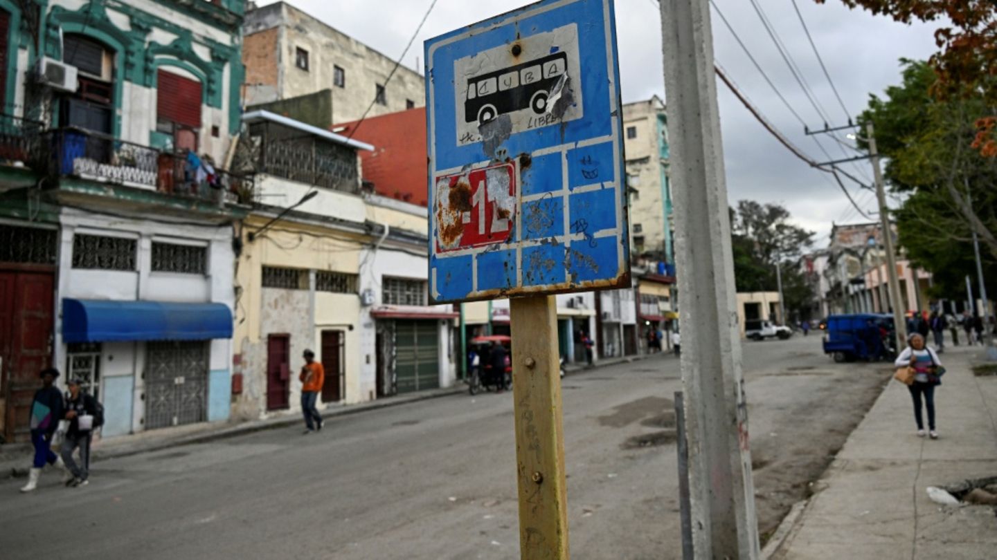 Bushaltestelle in Havanna