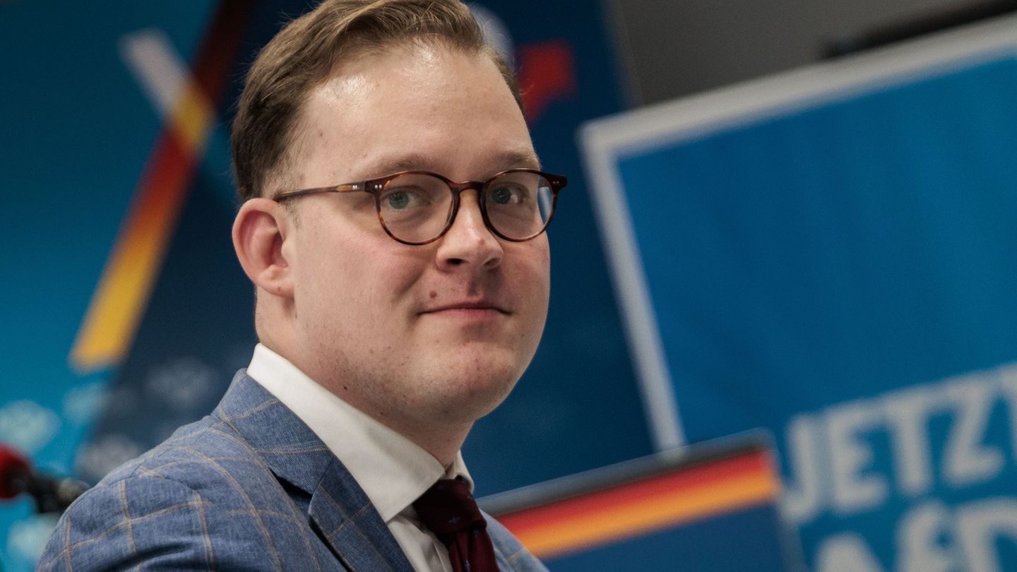 Martin Kohler wurde Vorsitzender der AfD-Jugendorganisation in Berlin. Foto: Carsten Koall/dpa