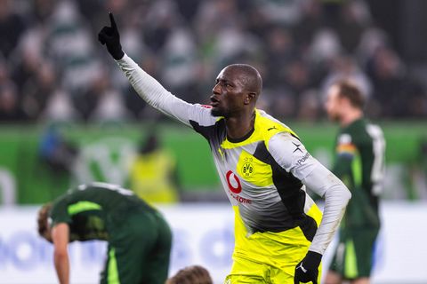 Rettete seine Mannschaft: BVB-Torjäger Serhou Guirassy. Foto: David Inderlied/dpa