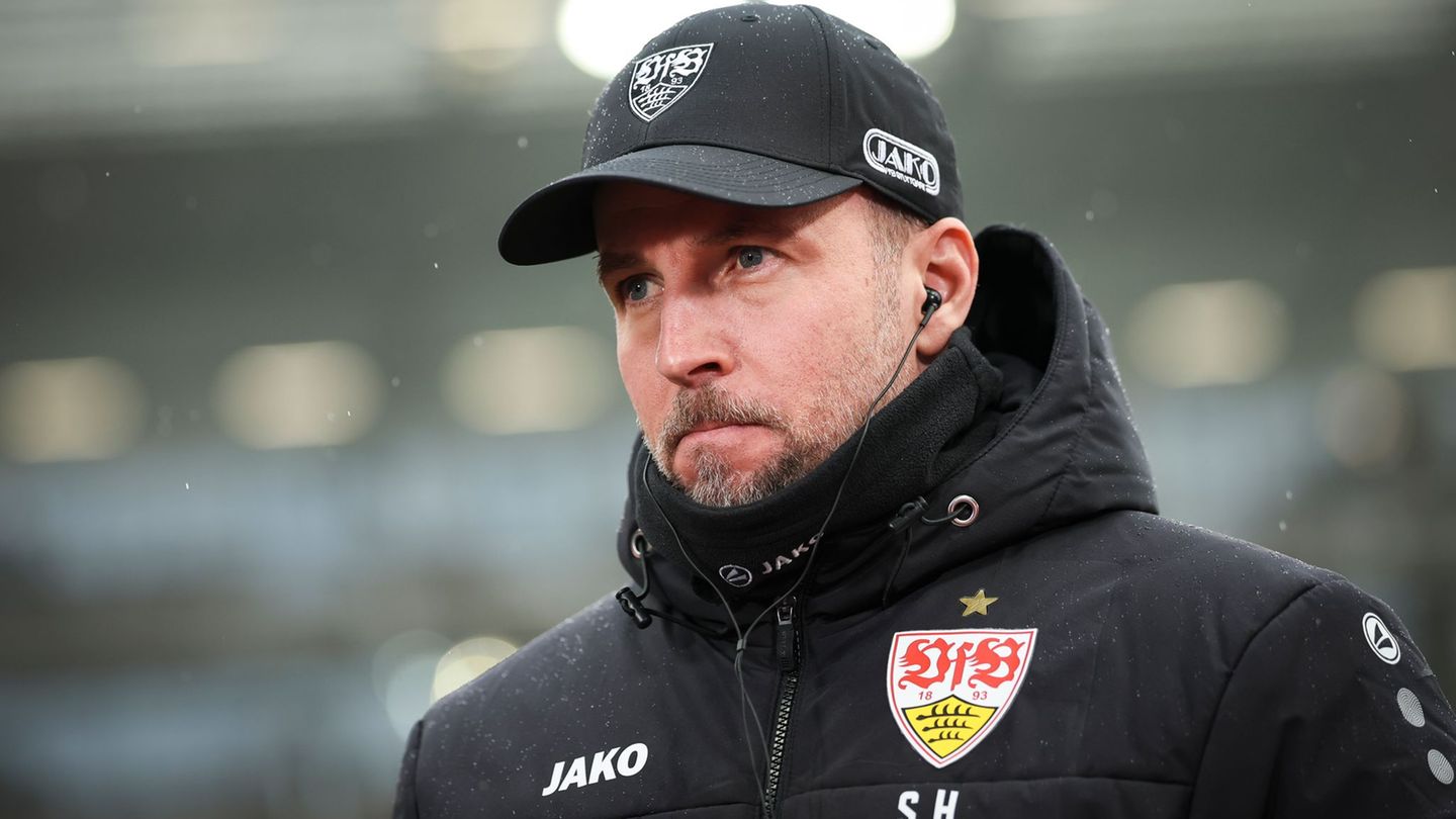 VfB-Trainer Sebastian Hoeneß. Foto: Christian Charisius/dpa