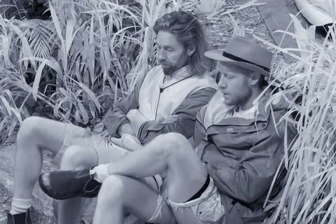 Gil und Patrick beim nächtlichen Männergespräch