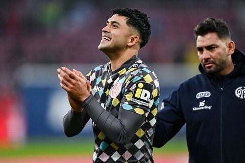 War mit zwei Elfmetertoren der Mainzer Matchwinner: Nadiem Amiri. Foto: Florian Wiegand/dpa