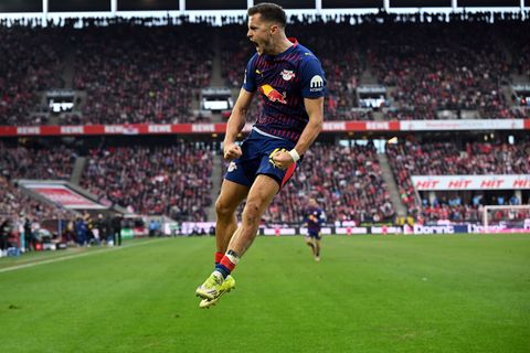 Hatte viel Grund zum Jubeln: Christoph Baumgartner. Foto: Federico Gambarini/dpa