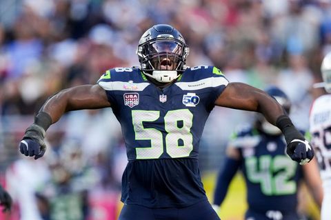Die Seattle Seahawks mit Verteidiger Derick Hall dürfen jubeln (Super Bowl)