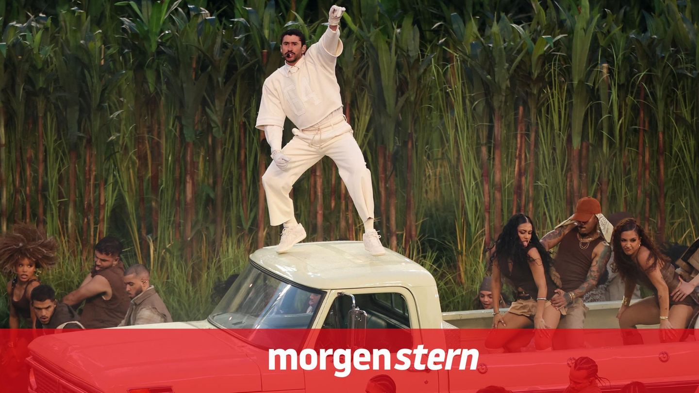 Bad Bunny beim Super Bowl