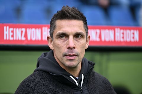 Kiels Trainer Marcel Rapp. Foto: Swen Pförtner/dpa