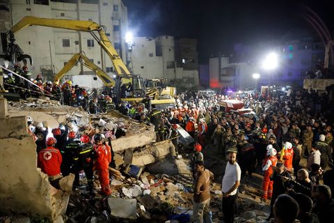 Viele Gebäude im Libanon sind einsturzgefährdet. Foto: Abdul Kader Al Bay/ZUMA Press Wire/dpa
