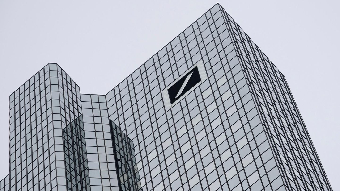 Die Deutsche Bank in Frankfurt