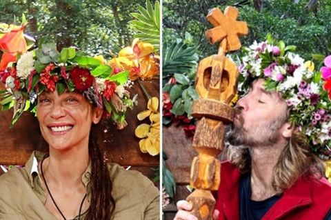 Unter anderem Dschungelkönigin Lilly Becker gratuliert dem neuesten Sieger Gil Ofarim.