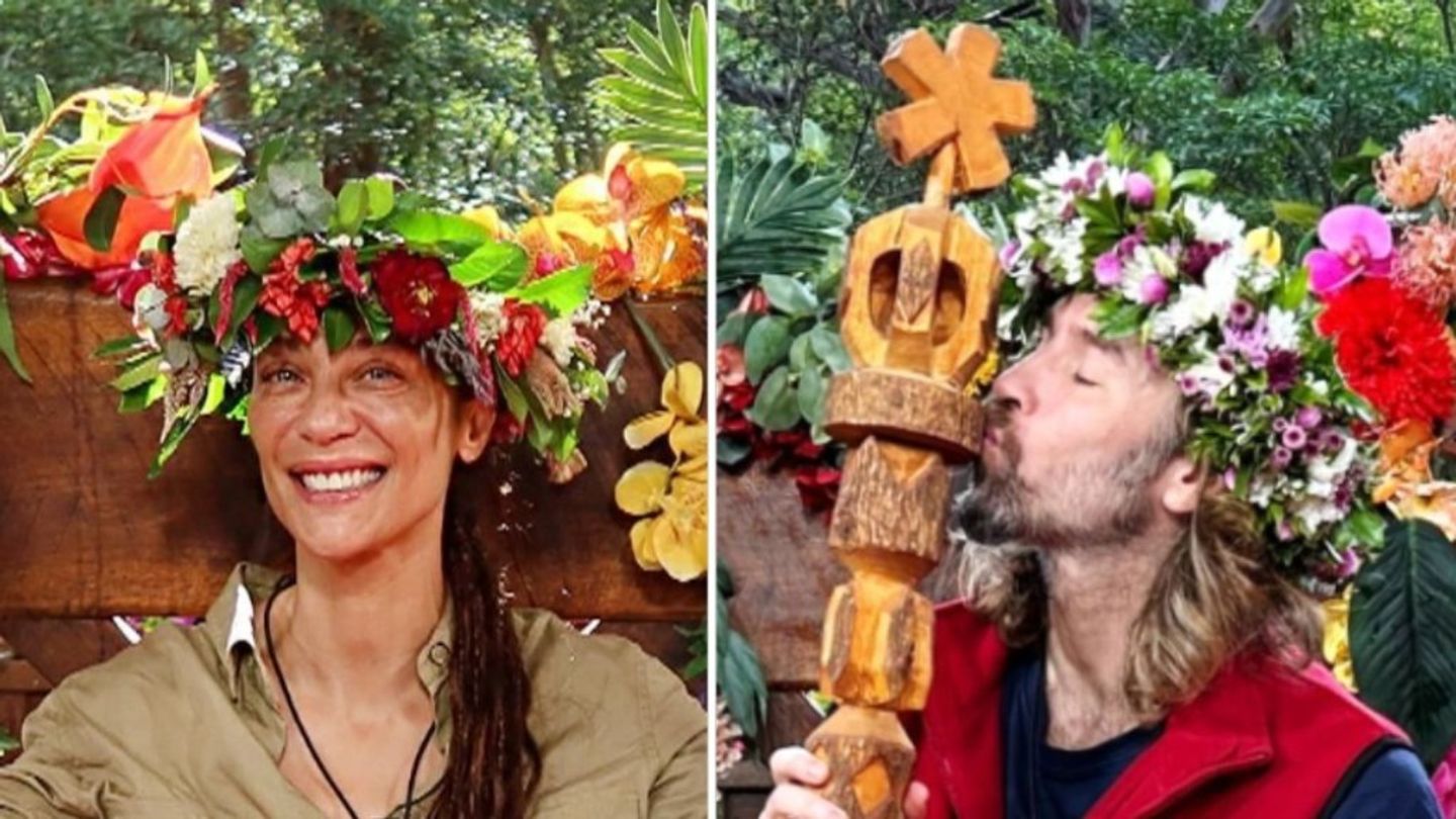 Unter anderem Dschungelkönigin Lilly Becker gratuliert dem neuesten Sieger Gil Ofarim.