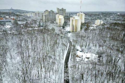 Wohnblöcke in Pichelsberg in Berlin