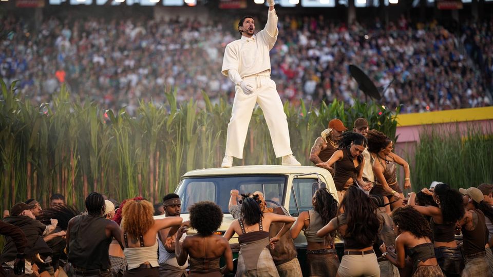 Bad Bunny beim Super Bowl