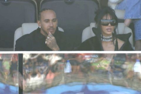 Lewis Hamilton und Kim Kardashian zeigen sich gemeinsam bei Super Bowl