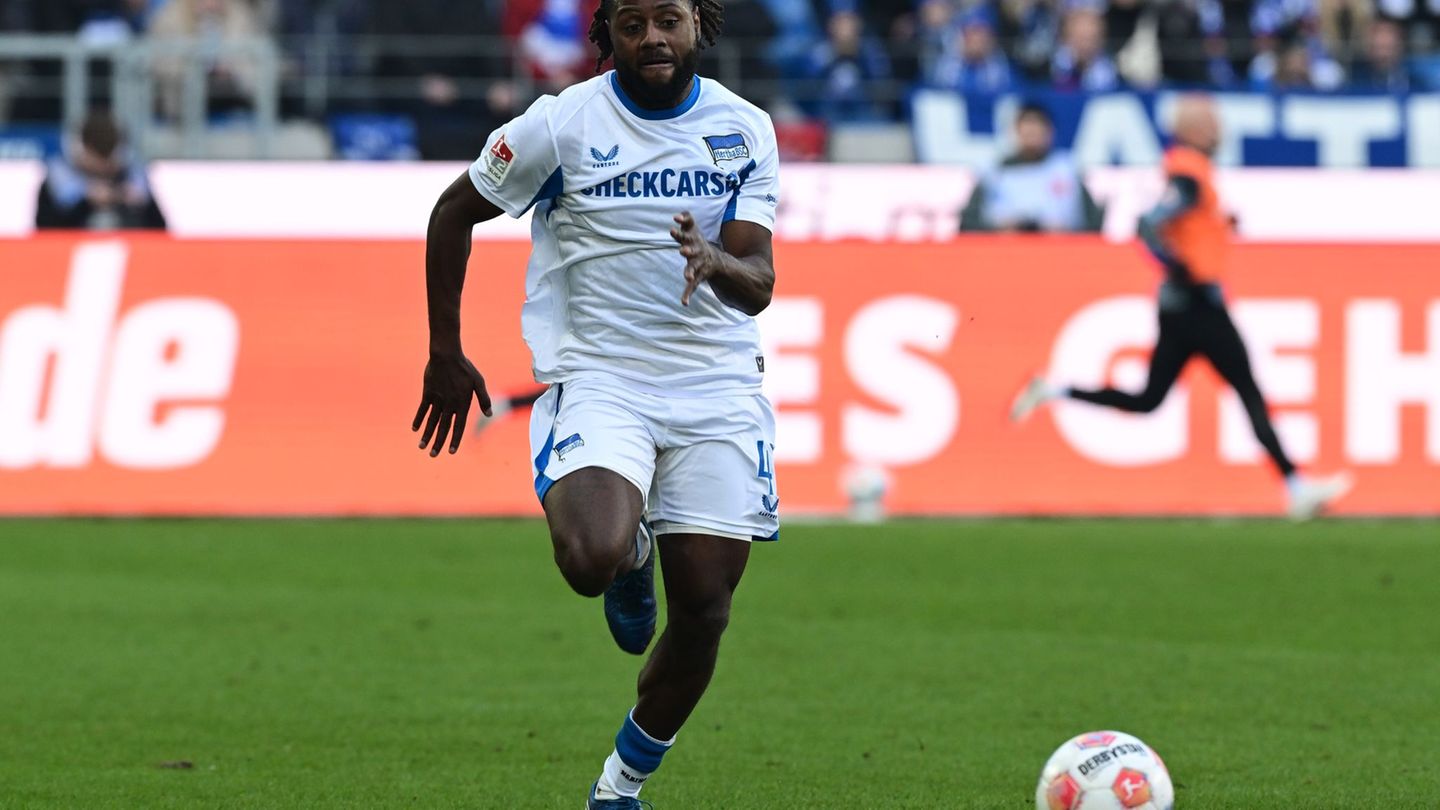 Deyovaisio Zeefuik fehlt Hertha BSC verletzungsbedingt mehrere Wochen. (Archivbild) Foto: Bernd Weißbrod/dpa