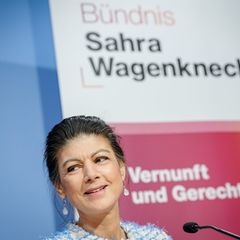 Sahra Wagenknecht hält es für sehr wahrscheinlich, dass ihre Partei eigentlich im Bundestag sitzen müsste. Foto: Kay Nietfeld/dp