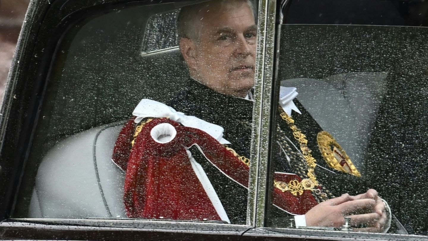 Andrew vor der Krönung von Charles III. 2023