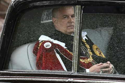 Andrew vor der Krönung von Charles III. 2023