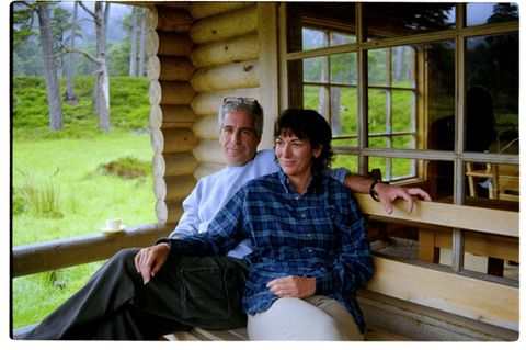 Epstein (l.) und seine Freundin Ghislaine Maxwell