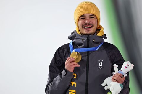 Philipp Raimund freute sich, schlug aber auch nachdenkliche Töne an. Foto: Daniel Karmann/dpa