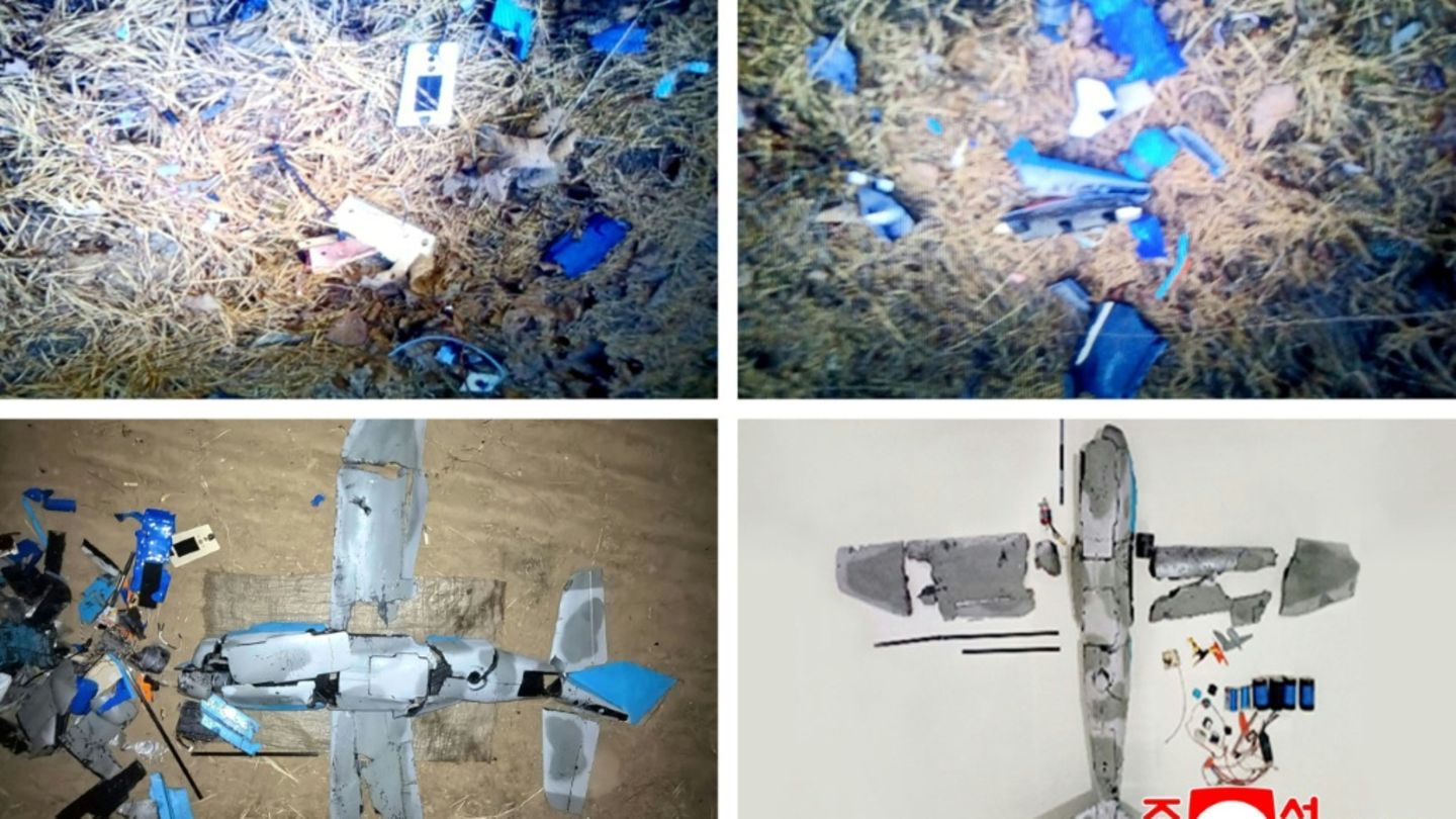 Bilder der mutmaßlichen Drohne