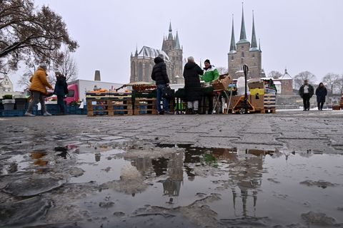 Die Temperaturen werden milder. (Archivbild) Foto: Martin Schutt/dpa